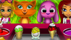 glace : Des glaces et des animaux