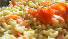  recette : Coquillettes au saumon