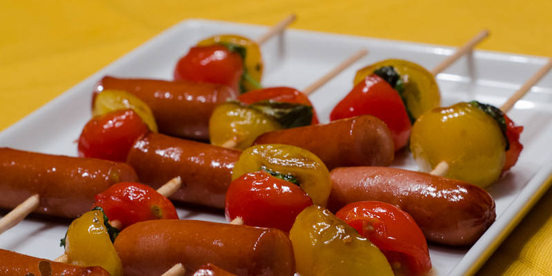 Recette Minibrochettes de saucisses facile Jeux 2 Cuisine