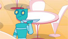 jeux de serveuse : Un robot serveur